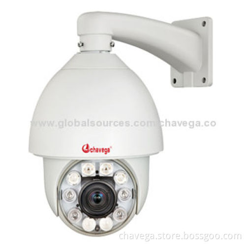 Color Night Vision Outdoor 700TVL Sony Effio-E 27x Auto-tracking PTZ Security Camera, 150m IR